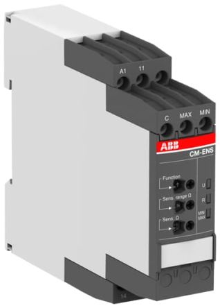 ABB Niveaurelais, DIN-Schienen Montage, 24 → 240 V Ac/dc