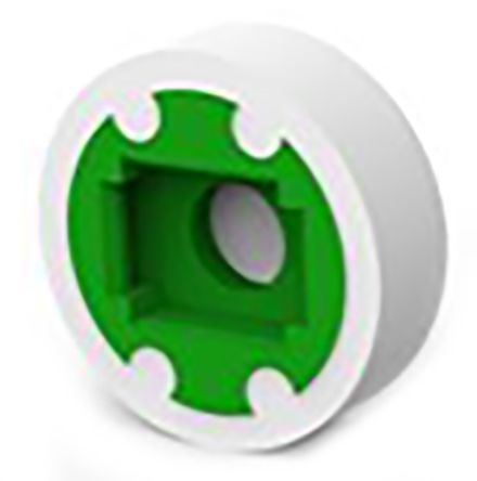 TE Connectivity 轻触开关按键帽, 绿色扁帽式, 使用于照明轻触式开关