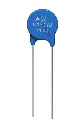 EPCOS Metalloxid-Varistor, 245pF, 205V, 130V, 9.5J, Metall / 10A, 1200A Max., 9 X 3.6 X 11mm, 3.6mm, L. 9mm
