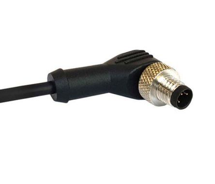 Bulgin Cable De Conexión, Con. A M12 Macho, 5 Polos, Con. B Sin Terminación, Cod.: B, Long. 1m, 60 V, 4 A, IP67