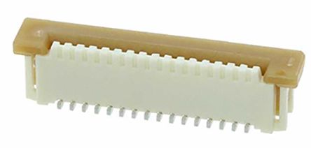 Molex, Easy-On, 52610 1mm Pitch 16 Way Vertical Female FPC Connector, Solder