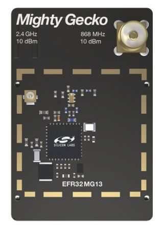 Silicon Labs Mighty Gecko Dual Band 2.4 GHz, 868 MHz Wireless Radio Board for EFR32MG13