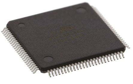 Microchip Mikrocontroller AEC-Q100 ATSAMD51 ARM Cortex M4 32bit SMD 1 MB TQFP 100-Pin 120MHz 256 KB RAM USB