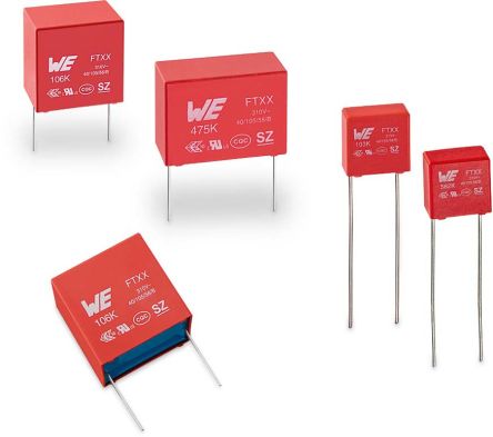 Wurth Elektronik Power Factor Correction Capacitor (PFC) 10nF