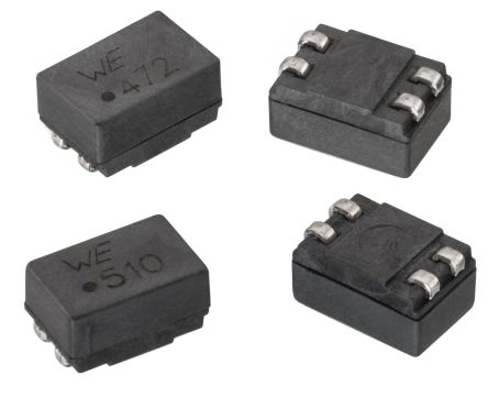 Wurth Elektronik Wurth, WE-SL2 Wire-wound SMD Inductor with a Ferrite Core, 4.7 mH ±50% Dual 500mA Idc