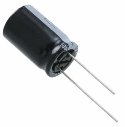 Panasonic Condensador Electrolítico Serie FS, 6200μF, ±20%, 16V Dc, Radial, Orificio Pasante, 16 (Dia.) X 25mm, Paso