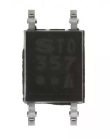 Sharp PC357 SMD Optokoppler AC-In / Transistor-Out, 4-Pin Mini-Flach, Isolation 3,75 KV