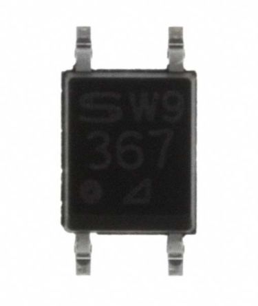 Sharp PC367 SMD Optokoppler AC-In / Transistor-Out, 4-Pin Mini-Flach, Isolation 3,75 KV