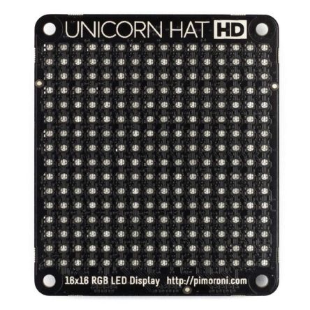 Pimoroni Unicorn HD LED Matrix HAT Mit 16 X 16 LEDs Für Raspberry PI LED