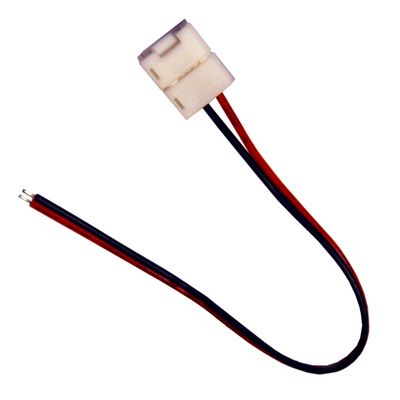 JKL Components LED Kabel Typ Stecker Für Jeweils Mit 8-mm-LED-Band (Breite) Anschluss, 143mm