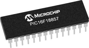 Microchip Mikrocontroller PIC16 8-bit-CPU 8bit THT 56 KB SPDIP 28-Pin 32MHz 256 B RAM