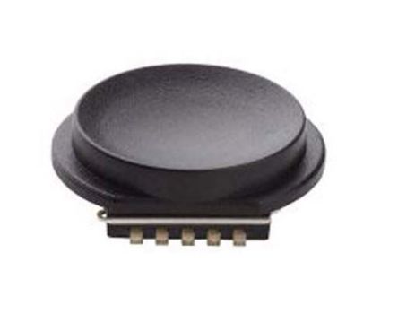 APEM 轻触开关按键帽, 黑色圆形盖, 使用于10G 系列轻触式开关