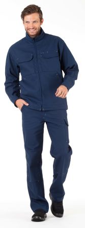 Muzelle Dulac Arbeitsjacke Baumwolle, Polyester Marineblau, Größe S