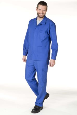 MOLINEL Herren Arbeitsjacke Schrumpfbeständigkeit Baumwolle Blau, Größe XL
