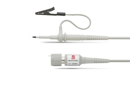 RS PRO Oscilloscope Probe, Miniature Type, 500MHz, 1:10, BNC Connector