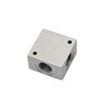 Legris Ventilverteiler, 1 X G1/4 Buchse, 1 X G1/4 Buchse, Aluminium Eloxiert, ATEX, PED 97/23/EC