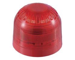 Klaxon PSB, LED Blitz Signalleuchte Rot, 17 → 60 V Dc, Ø 98mm X 104mm