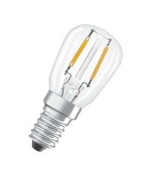 Osram P SPC, LED-Filament, LED Kerzenlampe, T26, A++, 1,3 W / 230V, 110 Lm, E14 Sockel, 2700K Warmweiß