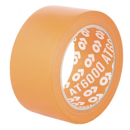 Advance Tapes AT6000 PVC Abdeckband Orange, Stärke 0.11mm Gummi-Kleber 50mm X 33m