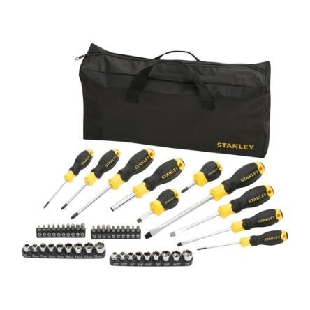 Stanley STHT0-70887 Phillips; Slotted; Torx Bit Holder & Standard Screwdriver Set, 48-Piece