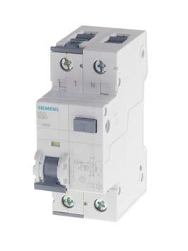 Siemens 剩余电流动作断路器 5SU1系列, 16A, 230V, 2极, 30mA跳闸灵敏度