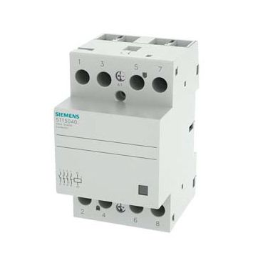 Siemens Contactor SENTRON 5TT De 4 Polos, 4 NA, 40 A, Bobina 24 V Ac / Dc
