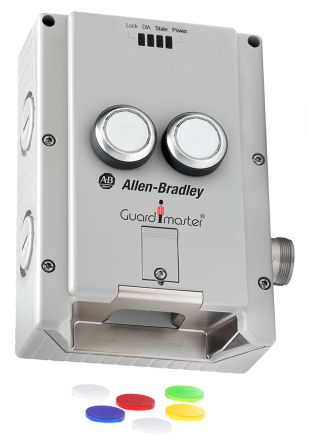 Allen Bradley Guardmaster 442G Magnet-Verriegelungsschalter, Verriegelt Bei Spannung, 5 → 24V Dc Inkl.Betätiger,