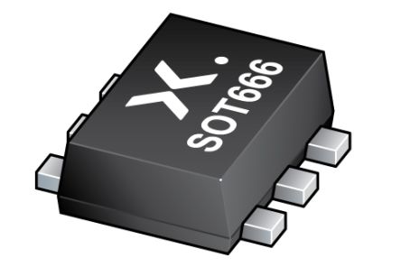 Nexperia SMD Schottky Diode Dual, 30V / 200mA, 2-Pin SOT-666