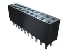 Samtec SQW Series Straight Surface Mount PCB Socket, 14-Contact, 2-Row, 2mm Pitch, Solder Termination