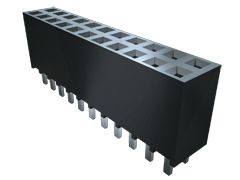 Samtec SSW Series Straight Through Hole Mount PCB Socket, 12-Contact, 2-Row, 2.54mm Pitch, Solder Termination