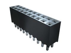 Samtec SQT Series Right Angle Surface Mount PCB Socket, 12-Contact, 2-Row, 2mm Pitch, Solder Termination