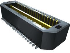 Samtec Conector Macho Para PCB Serie QTE De 28 Vías, 2 Filas, Paso 0.8mm, Para Soldar, Montaje Superficial