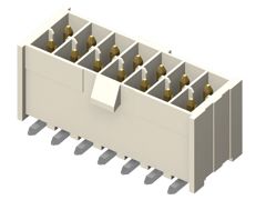 Samtec IPL1 Leiterplatten-Stiftleiste Gerade, 2-polig / 1-reihig, Raster 2.54mm, Kabel-Platine, Lötanschluss-Anschluss,