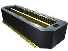 Samtec QTS Leiterplatten-Stiftleiste Gewinkelt, 150-polig / 2-reihig, Raster 0.64mm, Platine-Platine,