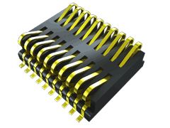 Samtec FSI Series Straight Surface Mount PCB Header, 40 Contact(s), 1.0mm Pitch, 2 Row(s), Shrouded