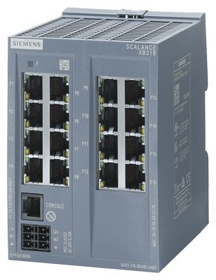 Siemens XB216 Ethernet-Switch, 16 X RJ45 / 10/100Mbit/s Für DIN-Schienen, 24V Dc