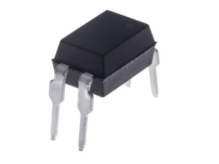 Isocom TLP621 THT Optokoppler DC-In / NPN-Fototransistor-Out, 2-Pin DIP, Isolation 5300 V Eff (Minimum)