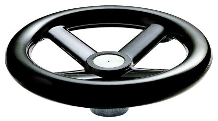 RS PRO Black Hand Wheel, 160mm Diameter