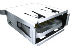 Samtec USB-Steckverbinder 2.0 A Buchse, THT-Lötanschluss