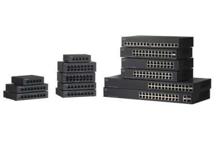 Cisco Switch Gigabit Sobremesa, Montaje En Rack, 5 Puertos, Gigabit, 10/100/1000Mbit/s, 5 RJ45, 0 SFP
