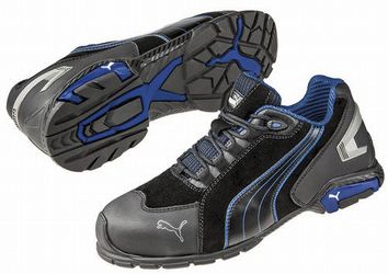 Puma Safety Sicherheitshalbschuhe Schwarz, Mit Zehen-Schutzkappe EN 20345 S3, Größe 44.5 / UK 10