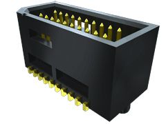 Samtec Conector Hembra Para PCB Serie TEMS, De 50 Vías En 2 Filas, Paso 0.8mm, 235 V, 330 V., 2.6A, Montaje En PCB,