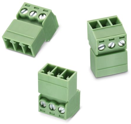 Wurth Elektronik WR-TBL Steckbarer Klemmenblock Invertierter Stecker 8-Kontakte 3.81mm-Raster Vertikal