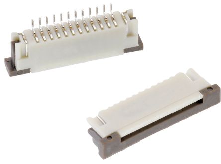 Wurth Elektronik, WR-FPC, 686 1mm Pitch 4 Way Horizontal Male FPC Connector, ZIF Top Contact