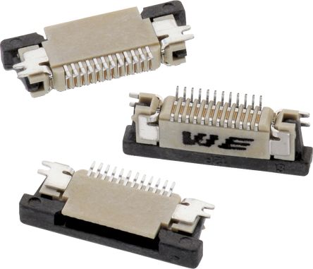 Wurth Elektronik WR-FPC ZIF, SMD FPC-Steckverbinder, Stecker, 45-polig / 1-reihig, Raster 0.5mm