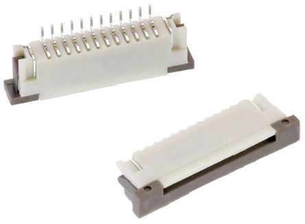 Wurth Elektronik WR-FPC ZIF, SMD FPC-Steckverbinder, Stecker, 4-polig / 1-reihig, Raster 1mm