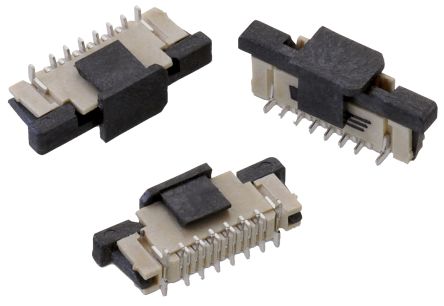 Wurth Elektronik WR-FPC ZIF, SMD FPC-Steckverbinder, Stecker, 18-polig / 1-reihig, Raster 0.5mm