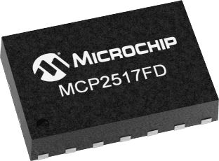 Microchip CANbus Controller, 8Mbit/s 1 Transceiver CAN 2.0B, Sleep, Standby 20 MA, VDFN 14-Pin