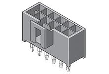 Molex Nano-Fit Leiterplatten-Stiftleiste Gerade, 4-polig / 2-reihig, Raster 2.5mm, Kabel-Platine,