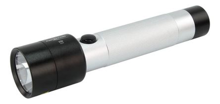 Ansmann X30 Taschenlampe LED Silber Im Alu-Gehäuse, 40 Lm / 110 M, 200 Mm